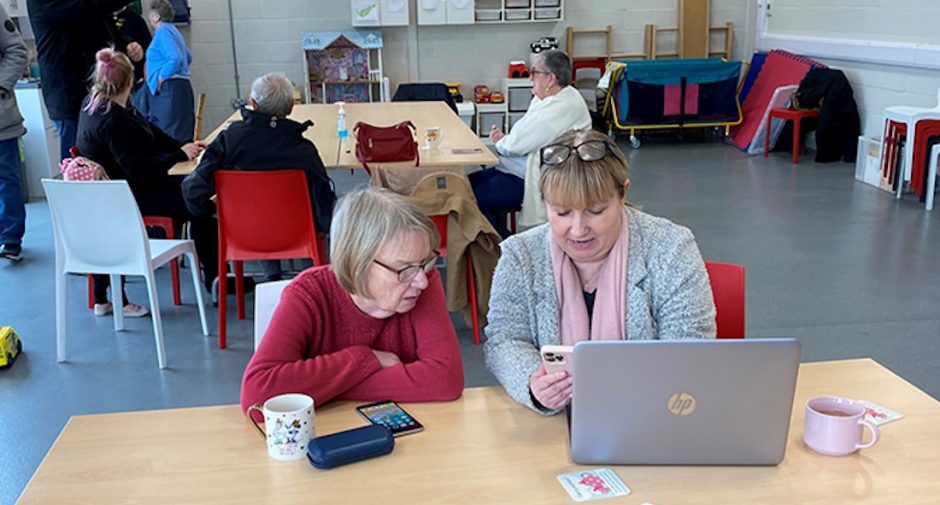 How Sky Cares volunteers are supporting Age UK in Stockport to help