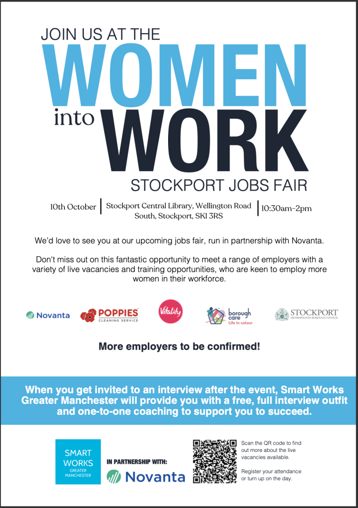 Stockport Smart Works host's Women Into Work Jobs Fair One Stockport